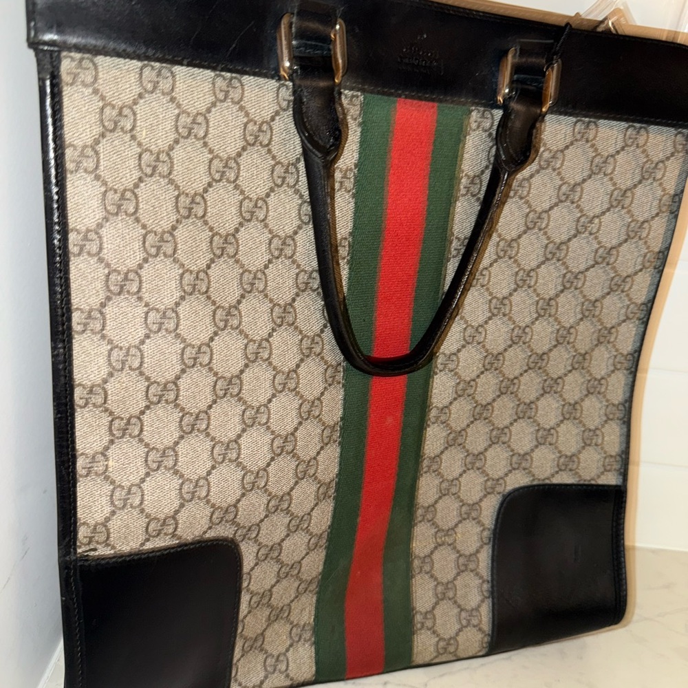 Gucci Ophidia GG Supreme medium top handle tote - Picture 3 of 13